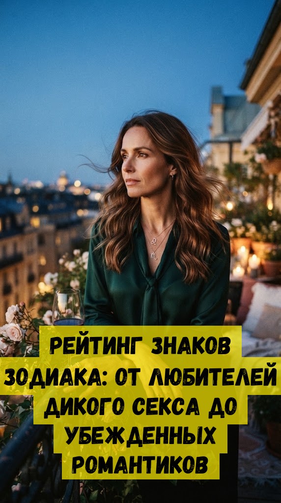 Рейтинг знаков Зодиака: от любителей дикого секса до убежденных романтиков
