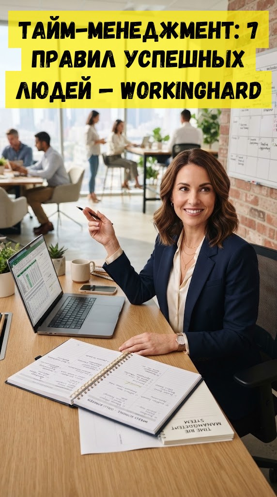 Тайм-менеджмент: 7 правил успешных людей &mdash; WorkingHard