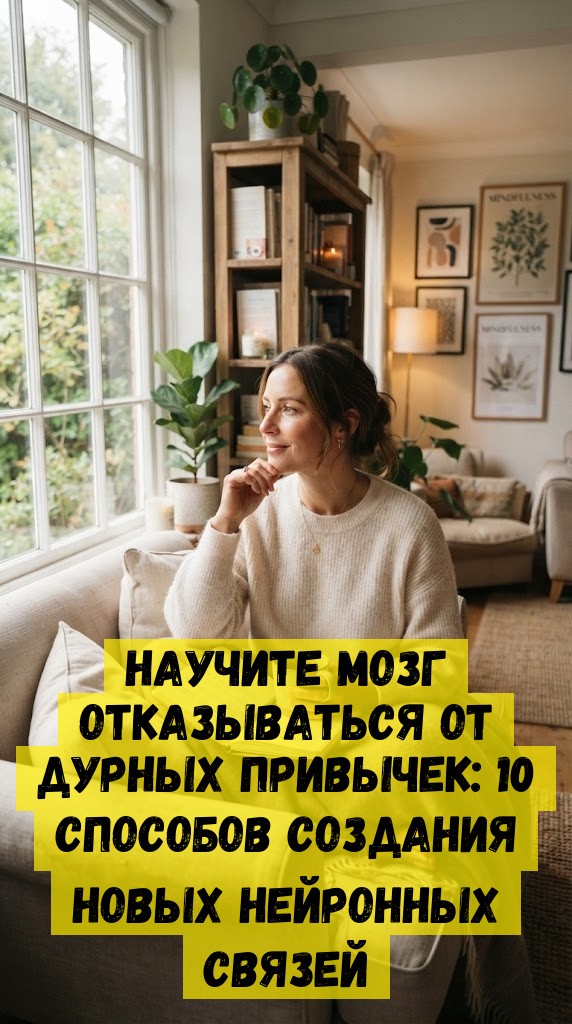 Научите мозг отказываться от дурных привычек: 10 способов создания новых нейронных связей