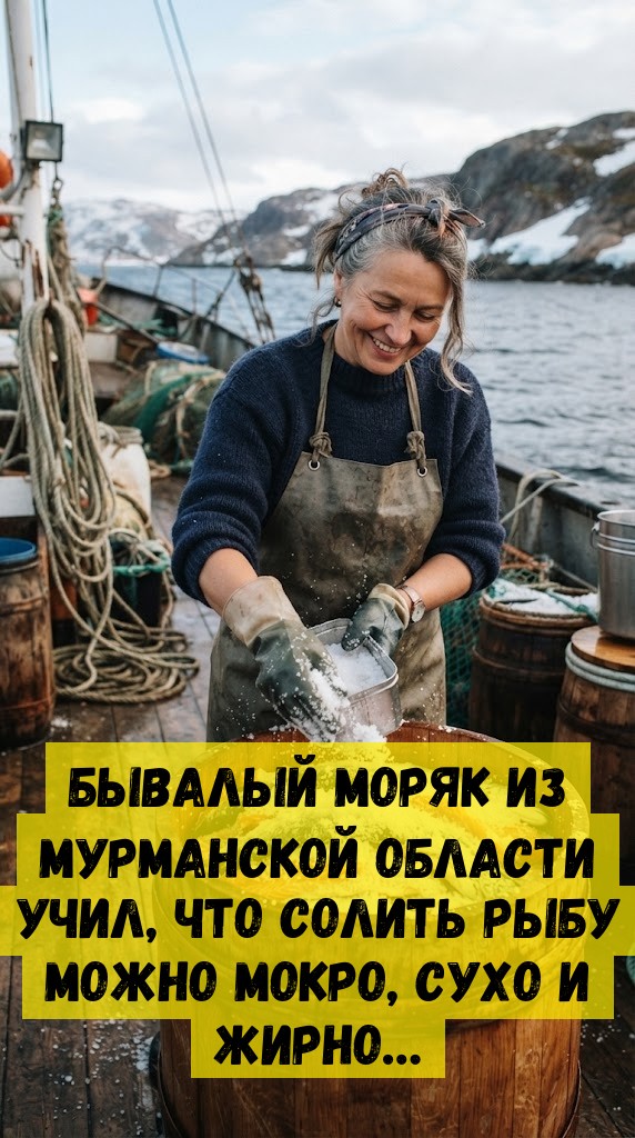 Бывалый моряк из Мурманской области учил, что солить рыбу можно мокро, сухо и жирно&hellip;