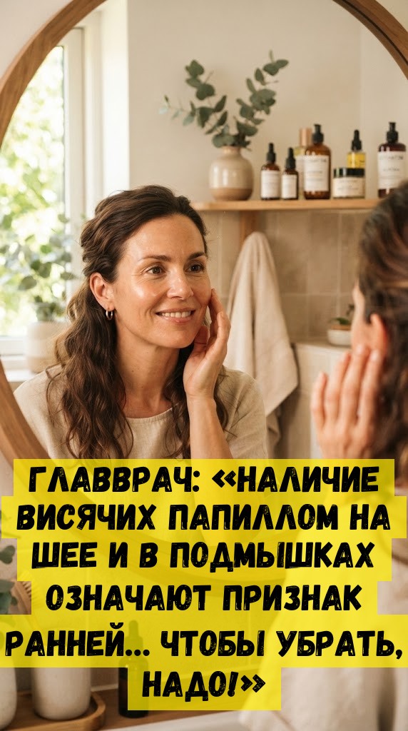 Главврач: «Наличие висячих папиллом на шее и в подмышках означают признак ранней… Чтобы убрать, надо!» Главврач: «Наличие висячих папиллом на шее и в подмышках означают признак ранней… Чтобы убрать, надо!»