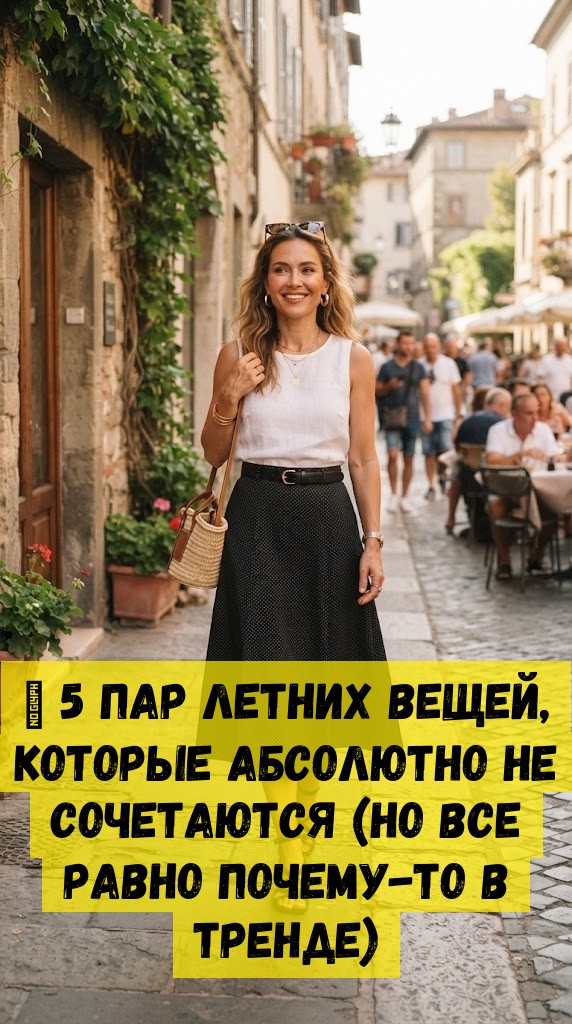 🚫 5 пар летних вещей, которые абсолютно не сочетаются (но все равно почему-то в тренде)
