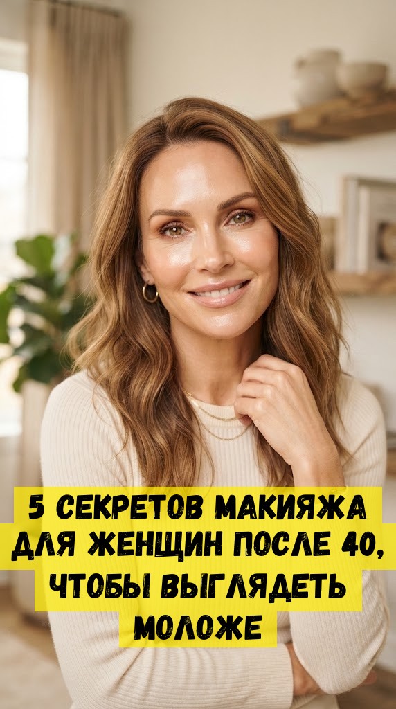 5 секретов макияжа для женщин после 40, чтобы выглядеть моложе 5 секретов макияжа для женщин после 40, чтобы выглядеть моложе