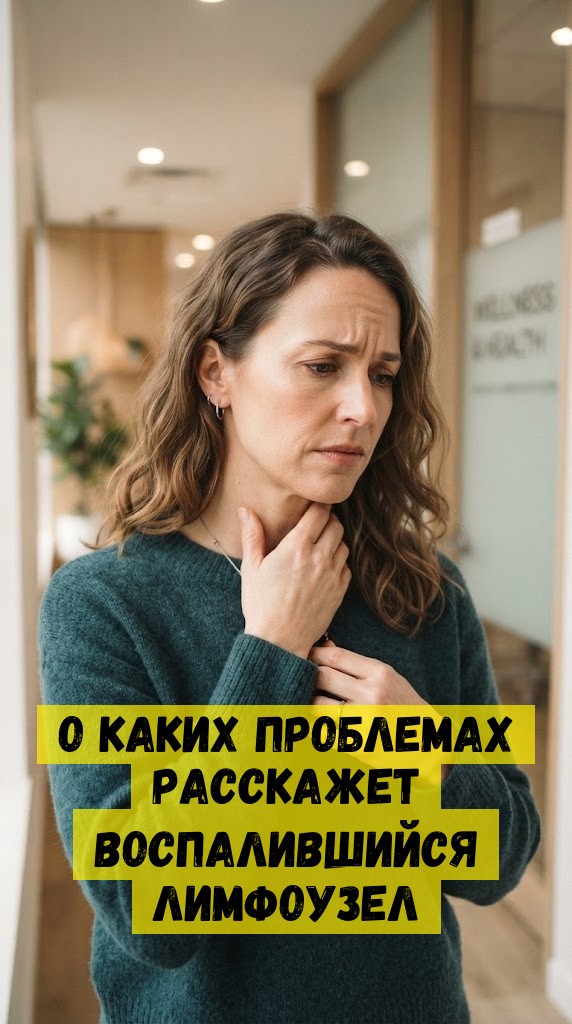 О каких проблемах расскажет воспалившийся лимфоузел