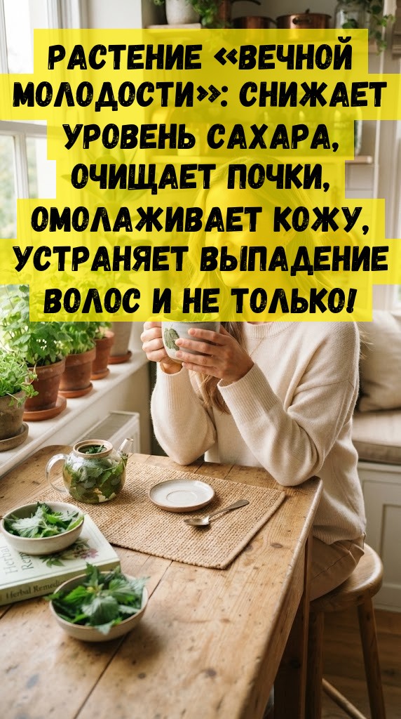 Растение &laquo;вечной молодости&raquo;: снижает уровень сахара, очищает почки, омолаживает кожу, устраняет выпадение волос и не только!