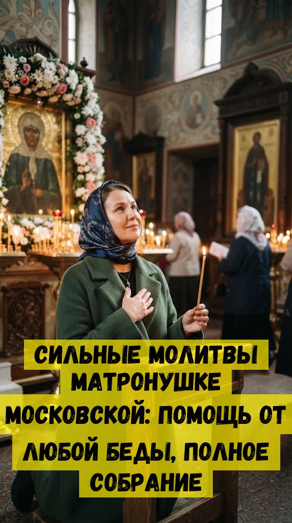 Сильные молитвы Матронушке Московской: помощь от любой беды, полное собрание