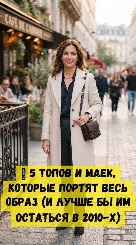 🚫 5 топов и маек, которые портят весь образ (и лучше бы им остаться в 2010-х)