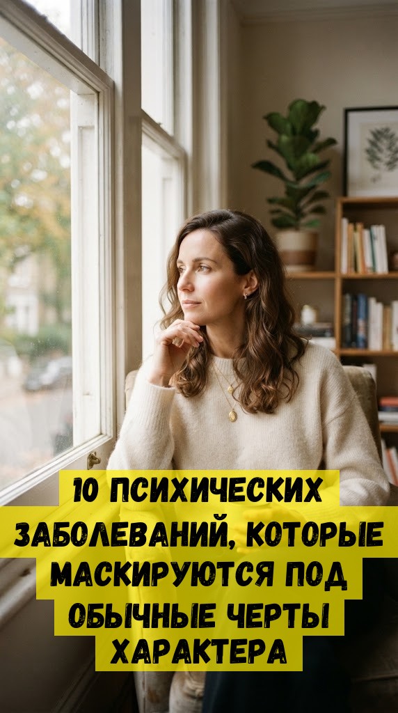 10 психических заболеваний, которые маскируются под обычные черты характера