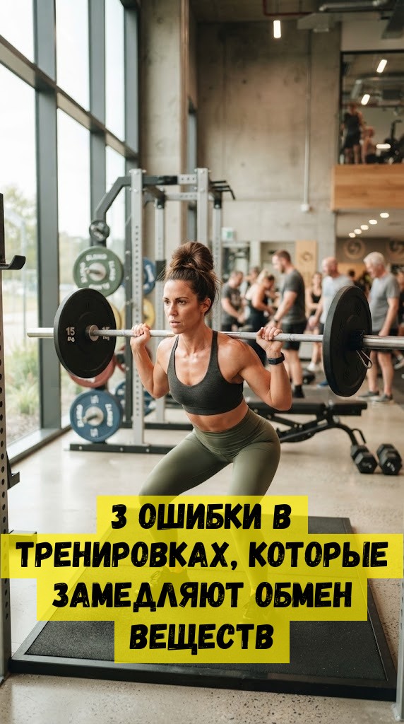 3 ошибки в тренировках, которые замедляют обмен веществ