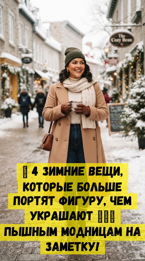 💣 4 зимние вещи, которые больше портят фигуру, чем украшают ❄️👎 Пышным модницам на заметку!