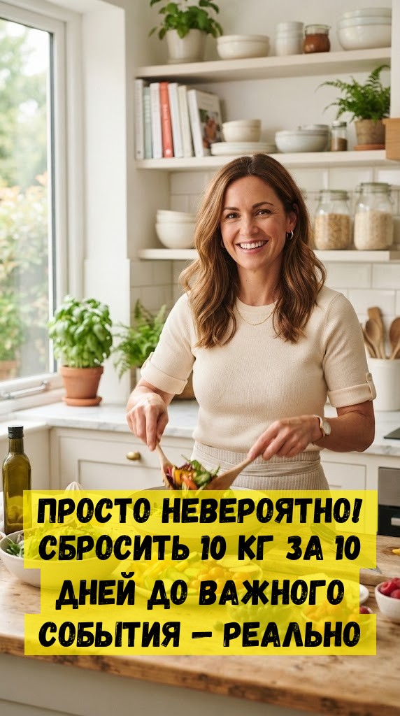 Просто невероятно! Сбросить 10 кг за 10 дней до важного события — реально Просто невероятно! Сбросить 10 кг за 10 дней до важного события — реально