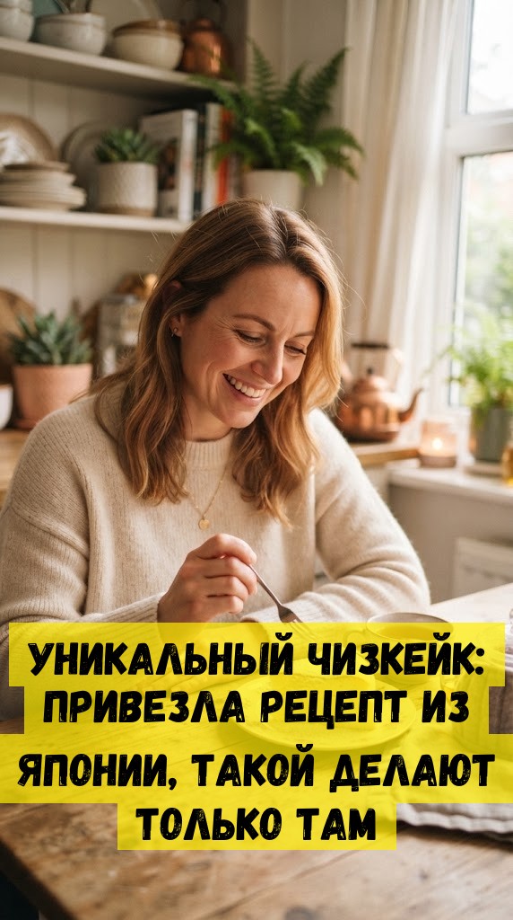 Уникальный чизкейк: привезла рецепт из Японии, такой делают только там