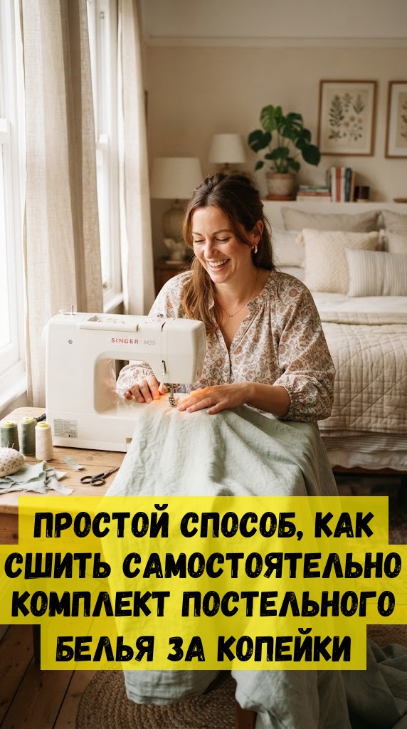 Простой способ, как сшить самостоятельно комплект постельного белья за копейки
