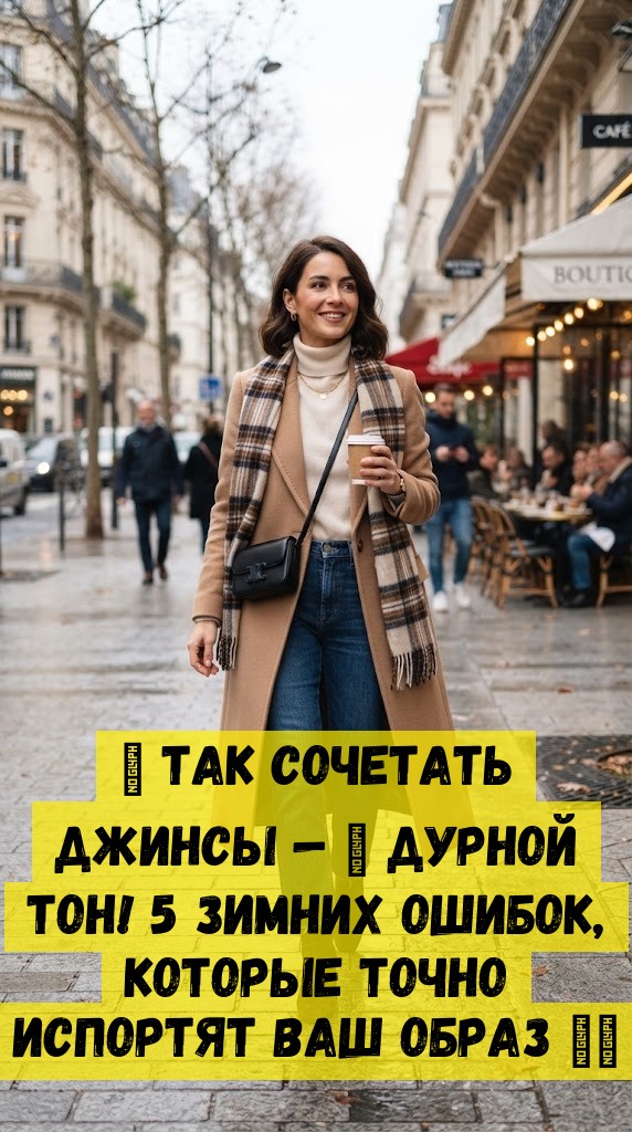 🚫 Так сочетать джинсы &mdash; ❌ дурной тон! 5 зимних ошибок, которые точно испортят ваш образ 💔👖