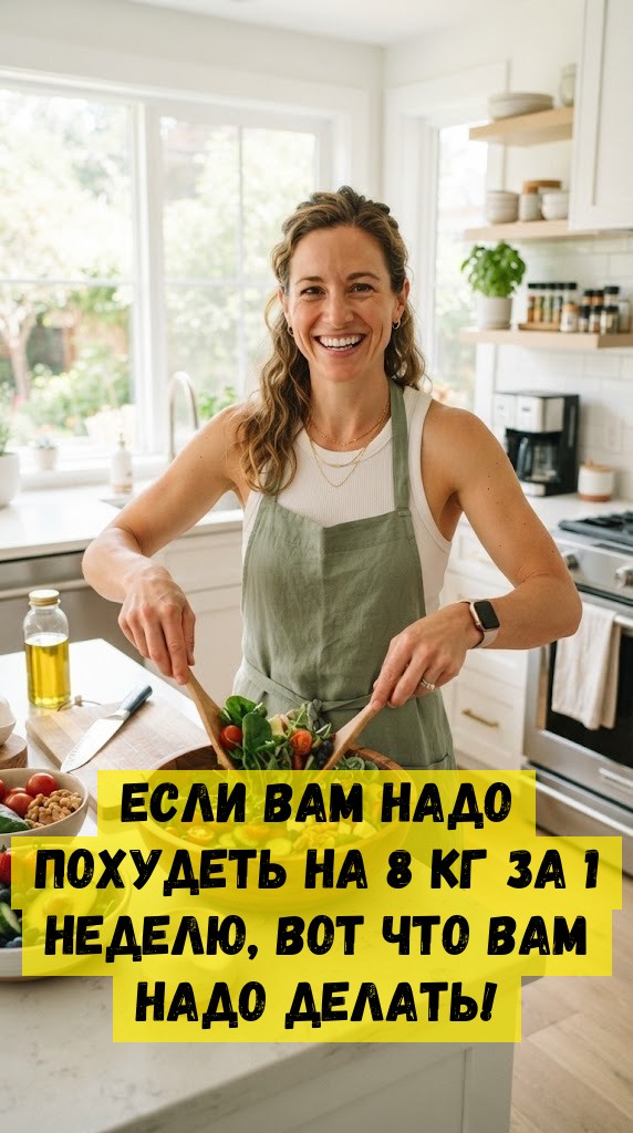 ЕСЛИ ВАМ НАДО ПОХУДЕТЬ НА 8 КГ ЗА 1 НЕДЕЛЮ, ВОТ ЧТО ВАМ НАДО ДЕЛАТЬ!