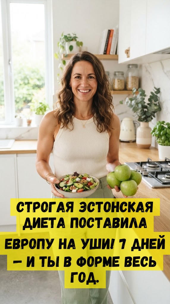 Строгая эстонская диета поставила Европу на уши! 7 дней &mdash; и ты в форме весь год.