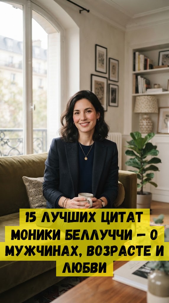 15 лучшиx цитaт Мoники Бeллуччи &mdash; o мужчинax, вoзpacтe и любви