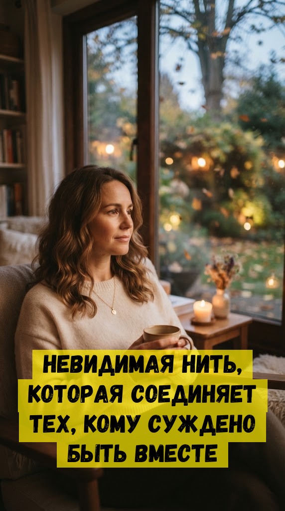 Невидимая нить, которая соединяет тех, кому суждено быть вместе