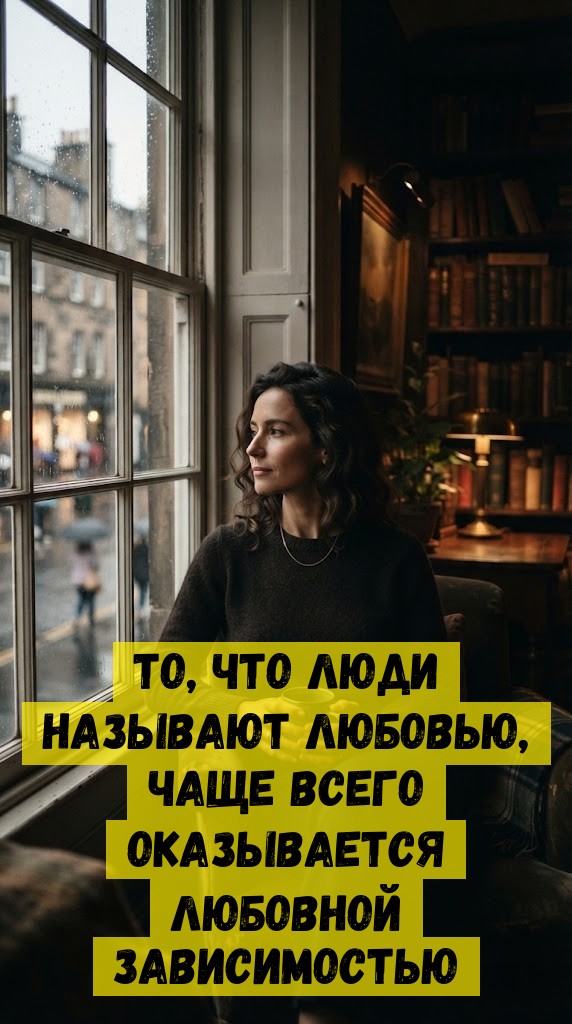 То, что люди называют любовью, чаще всего оказывается любовной зависимостью