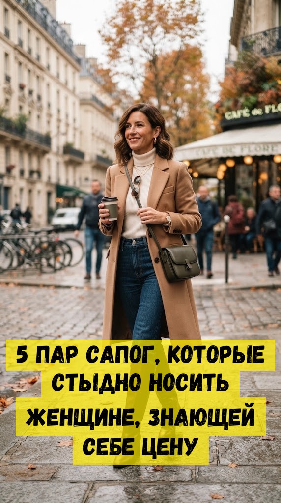 5 пар сапог, которые стыдно носить женщине, знающей себе цену