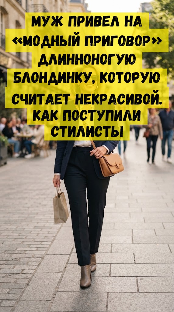 Муж привел на&nbsp;&laquo;Модный приговор&raquo; длинноногую блондинку, которую считает некрасивой. Как поступили стилисты