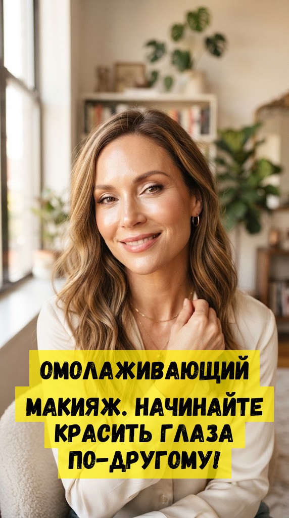 Омолаживающий макияж. Начинайте красить глаза по-другому!