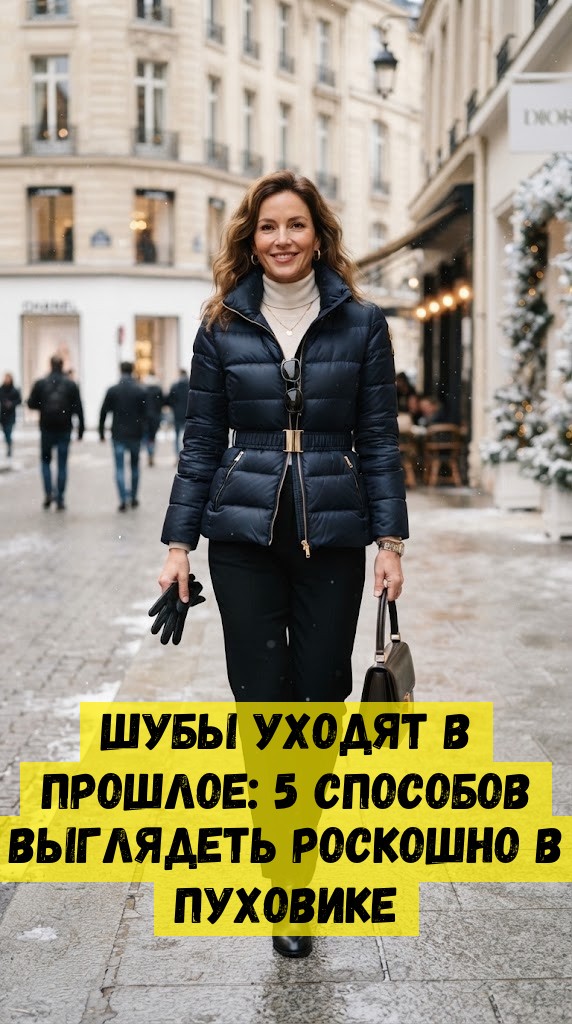 Шубы уходят в прошлое: 5 способов выглядеть роскошно в пуховике