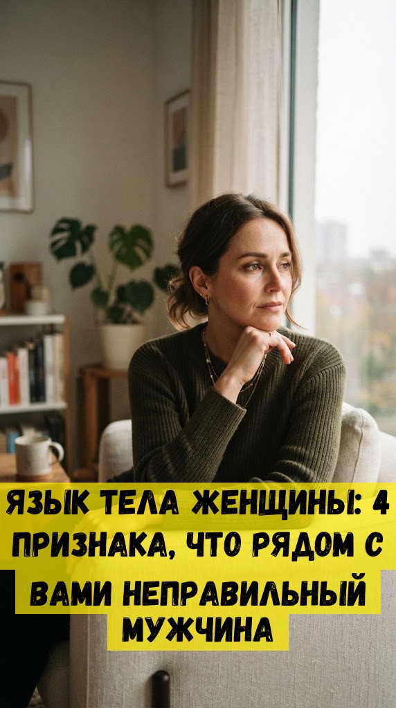 Язык тела женщины: 4 признака, что рядом с вами неправильный мужчина