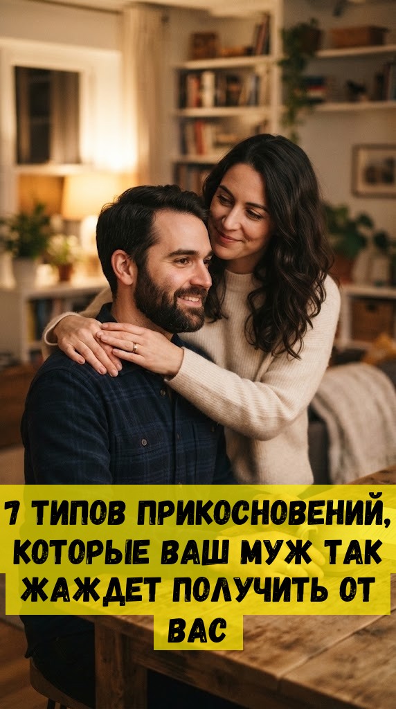 7 типов прикосновений, которые ваш муж так жаждет получить от вас