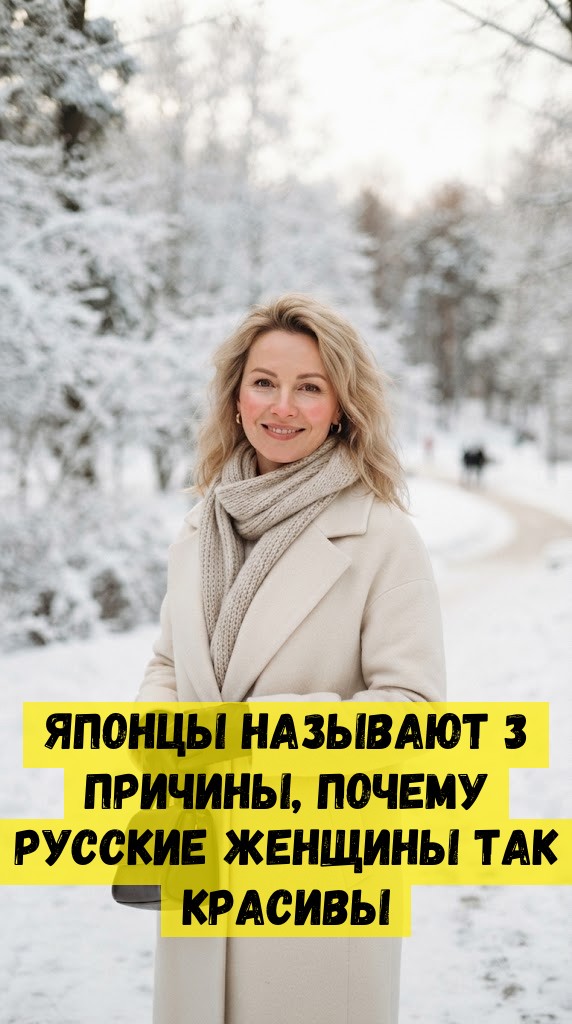 Японцы называют 3 причины, почему русские женщины так красивы