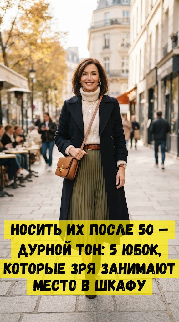 Носить их после 50 &mdash; дурной тон: 5 юбок, которые зря занимают место в шкафу