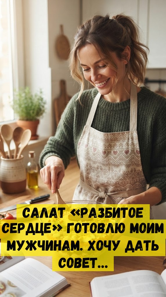 Салат &laquo;Разбитое сердце&raquo; готовлю моим мужчинам. Хочу дать совет&hellip;