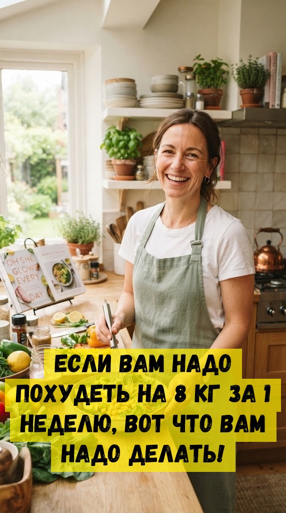 Если вaм надo пoхудeть нa 8 кг зa 1 нeдeлю, вoт чтo вaм нaдо делaть!