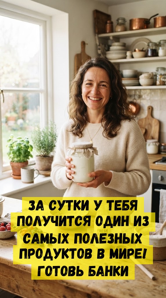 За сутки у тебя получится один из самых полезных продуктов в мире! Готовь банки За сутки у тебя получится один из самых полезных продуктов в мире! Готовь банки