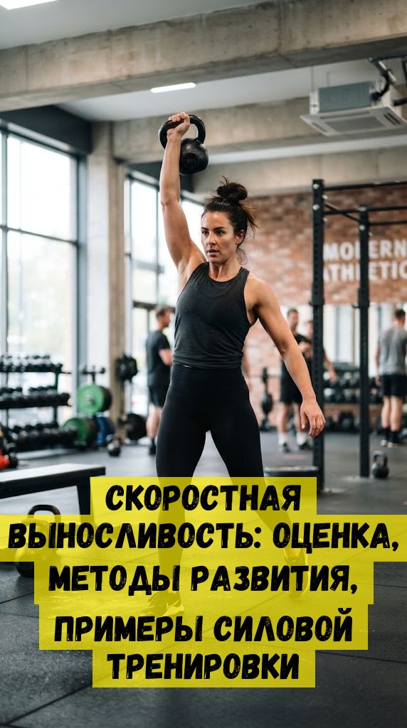 Скоростная выносливость: оценка, методы развития, примеры силовой тренировки