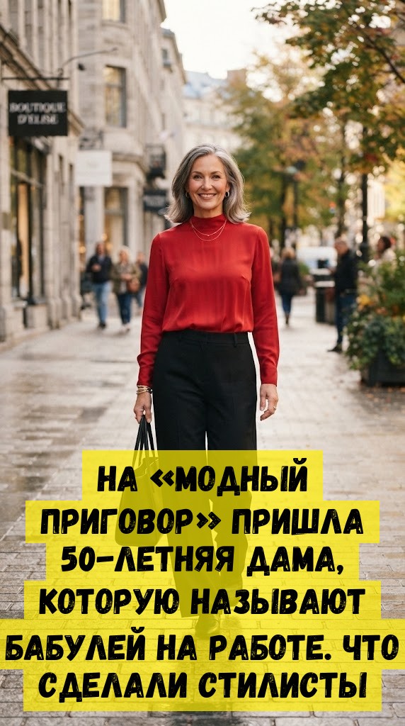 На&nbsp;&laquo;Модный приговор&raquo; пришла 50-летняя дама, которую называют бабулей на работе. Что сделали стилисты