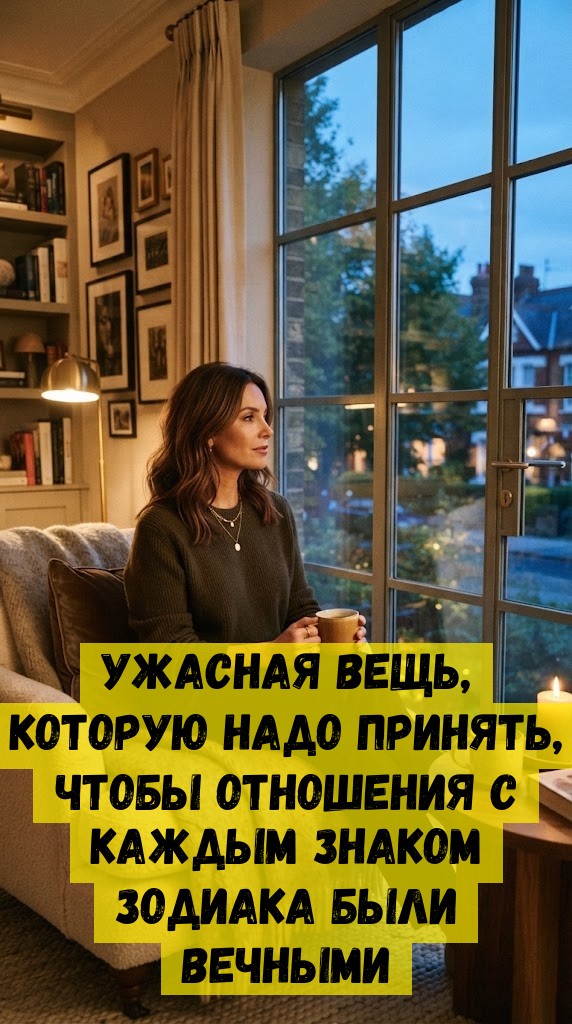 Ужасная вещь, которую надо принять, чтобы отношения с каждым знаком Зодиака были вечными