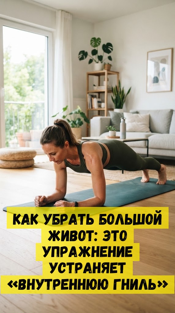 Как убрать большой живот: это упражнение устраняет &laquo;внутреннюю гниль&raquo;