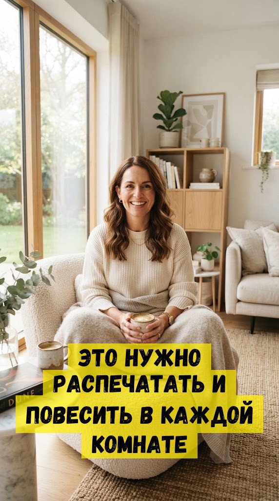 Это нужно распечатать и повесить в каждой комнате