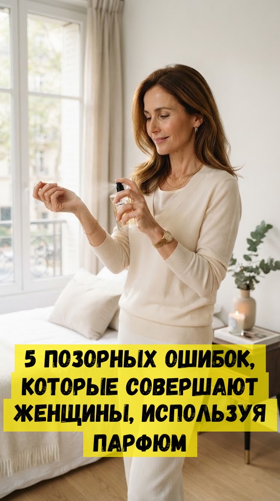 5 позорных ошибок, которые совершают женщины, используя парфюм