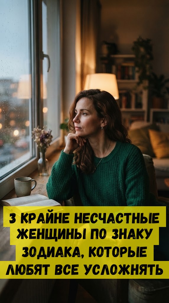3 крайне несчастные женщины по знаку Зодиака, которые любят все усложнять