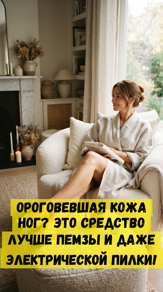 Ороговевшая кожа ног? это средство лучше пемзы и даже электрической пилки!