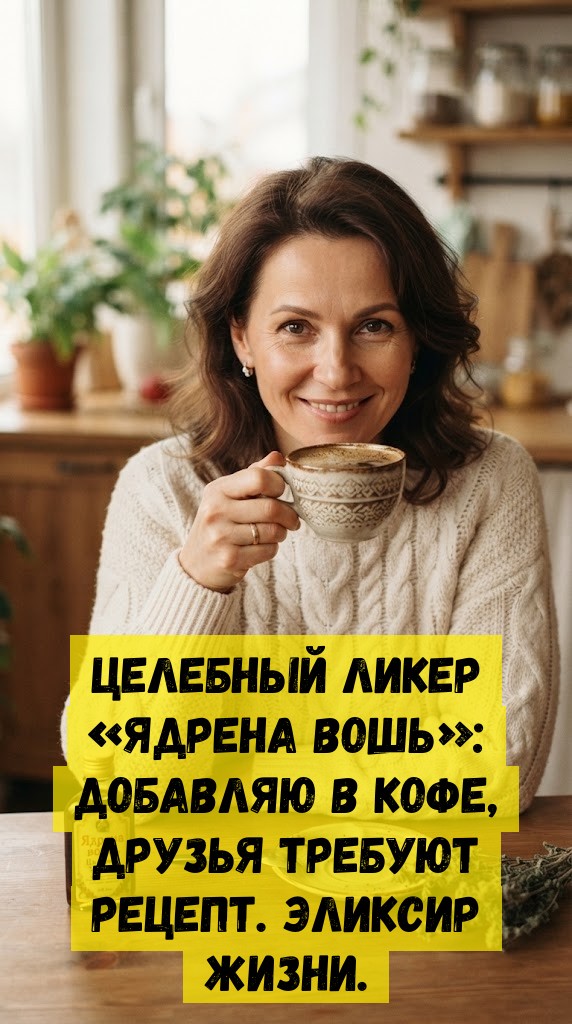 Целебный ликер &laquo;Ядрена вошь&raquo;: добавляю в кофе, друзья требуют рецепт. Эликсир жизни.